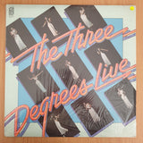 The Three Degrees - Live  - Vinyl LP Record - Very-Good+ Quality (VG+) (verygoodplus)