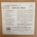 Uncle Mac With Stuart Robertson , Dorothy Helmrich And Children's Chorus – Nursery Rhymes - 7" Record - Very-Good+ Quality (VG) (verry7) (DLB)