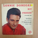 Lonnie Donegan And His Skiffle Group – Lonnie Donegan Hit Parade Volume Six - 7" Record - Very-Good+ Quality (VG+) (verygoodplus) (DLB)