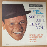 Frank Sinatra – Softly As I Leave You - 7" Record - Very-Good+ Quality (VG+) (verygoodplus) (DLB)