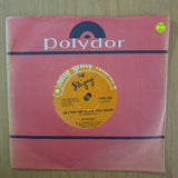 Stingray  – Better The Devil You Know / Whole Lotta Fire - 7" Record - Very-Good+ Quality (VG+) (verygoodplus7) (DLB)