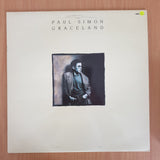 Paul Simon - Graceland (with Lyrics) - Vinyl LP Record - Very-Good+ Quality (VG+) (verygoodplus)