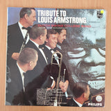 Dutch Swing College Band Leader: Peter Schilperoort – Tribute To Louis Armstrong – Vinyl LP Record - Very-Good Quality (VG)  (verry)