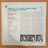 Dutch Swing College Band Leader: Peter Schilperoort – Tribute To Louis Armstrong – Vinyl LP Record - Very-Good Quality (VG)  (verry)