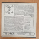 The Nat King Cole Trio – Nat King Cole Sings With The Nat King Cole Trio – Vinyl LP Record - Very-Good Quality (VG)  (verry)