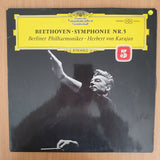 Beethoven - Berliner Philharmoniker • Herbert von Karajan ‎– Symphonie Nr.5 - Vinyl LP Record - Opened  - Very-Good+ Quality (VG+)