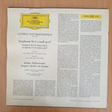 Beethoven - Berliner Philharmoniker • Herbert von Karajan ‎– Symphonie Nr.5 - Vinyl LP Record - Opened  - Very-Good+ Quality (VG+)