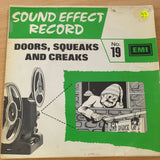 Sound Effect Record - Vol 19 - Doors, Squeaks and Creaks  - Vinyl 7" Record (VG+)