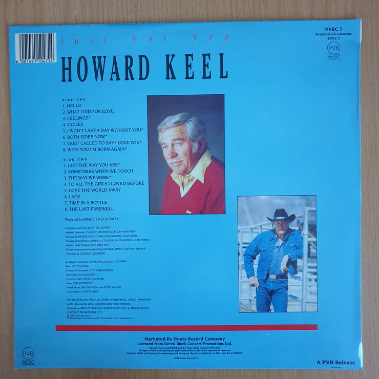 Howard Keel - Just for You – Vinyl LP Record - Very-Good+ Quality (VG+) (verygoodplus)