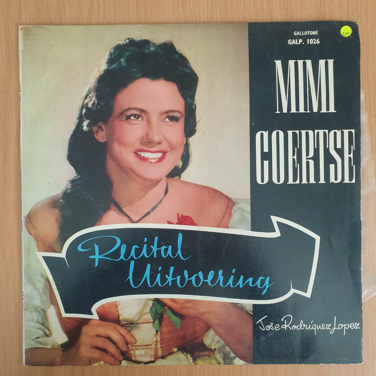 Mimi Coertse – Recital - Vinyl LP Record - Very-Good+ Quality (VG+) (verygoodplus)  (D)