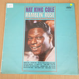 Nat King Cole - Ramblin' Rose – Vinyl LP Record - Very-Good+ Quality (VG+) (verygoodplus)