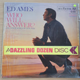 Ed James - Who Will Answer – Vinyl LP Record - Very-Good+ Quality (VG+) (verygoodplus)