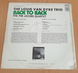 Trio Louis Van Dyke And Kwartet Pim Jacobs – Back To Back - Vinyl LP Record (VG+)