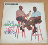 Louis Armstrong, Oscar Peterson – Louis Armstrong Meets Oscar Peterson - Vinyl LP Record (VG+)