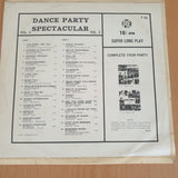 Dance Party Spectacular - 16 ⅔ RPM  - Vinyl LP Record (VG)