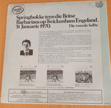 Springbokke teen die Britse - Barbarians op Twickenham Engeland 31 Jan 1970 - Vinyl LP Record (VG+)