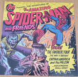 Spiderman - Power Records Presents the Amazing Spiderman and Friends - Vinyl LP Record (VG+)