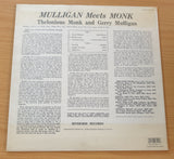 Thelonious Monk And Gerry Mulligan – Mulligan Meets Monk - Vinyl LP Record (VG+)