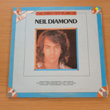 Neil Diamond ‎– The First Ten Years Of - Double Vinyl LP Record (VG)