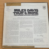 Miles Davis – 'Four' & More - Recorded Live In Concert - Vinyl LP Record (VG+)