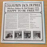 Champion Jack Dupree, Mickey Baker & Hal Singer – Happy To Be Free -  Vinyl LP Record - Sealed