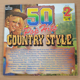 The Pickwick Gang – 50 Pop Hits Country Style - Double Vinyl LP Record -  Vinyl LP Record  (VG+)