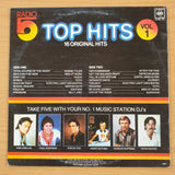 Radio 5 - Top Hits - 16 Original Hits  - Vinyl LP Record  (VG-)