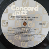 Stacy Rowles With Jimmy Rowles – Tell It Like It Is - Vinyl LP Record (VG+)