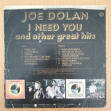 Joe Dolan – I Need You - Vinyl LP Record (VG+)