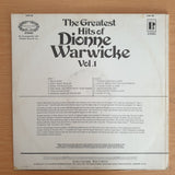 Dionne Warwicke - The Greatest Hits Vol 1 - Vinyl LP Record (VG+)