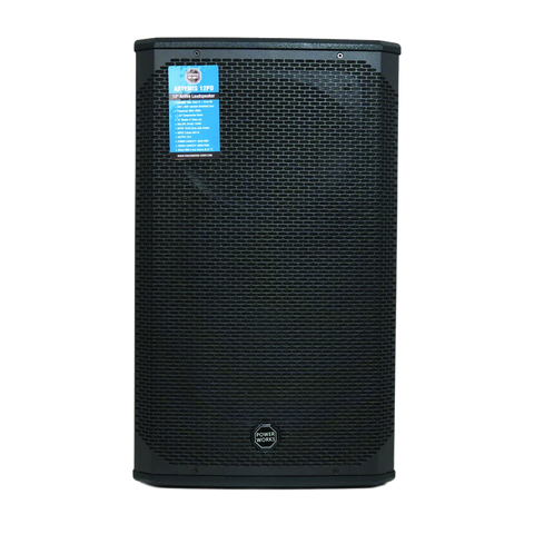 Power Works - Artemis 12PD Active PA Speaker with DSP - Each - Black