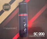 PowerWorks - SC-200 - Studio Condenser USB Microphone for Streaming/Podcasting/Studio Recording (In Stock)