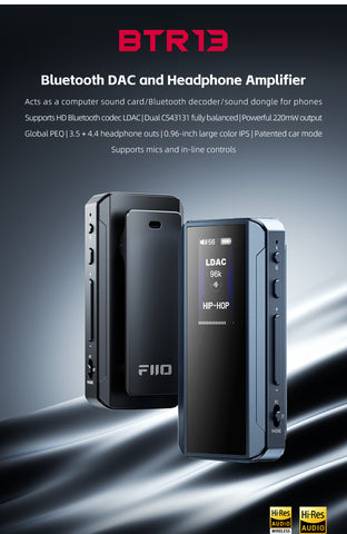 FiiO - BTR13 - Bluetooth DAC  and Headphone Amplifier (Black) (bobb)