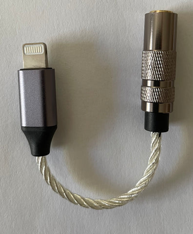 Pirole Audio - C100 Chipset DAC cable for iPhone - Lightning to 3.5mm (In Stock)