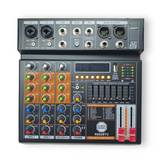 PowerWorks R602BTU-USB 4 Channel Analogue Mixer with Bluetooth (In Stock)