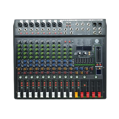 PowerWorks X2004BT-USB 8 Mono Channel & 2 Stereo Channel Mixer with Bluetooth (bobb)