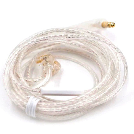 KZ Flat Silver-Plated Upgrade Cable with microphone (0.75mm pin) Type B/C (In Stock)