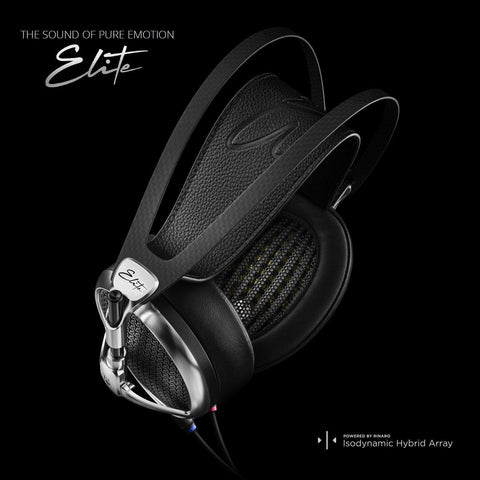 Meze Audio - Elite Audiophile Isodynamic Hybrid Array Headphones (Aluminium) with Free Copper PCUHD Premium Cable 2.5mm plug (Ships in 2-3 Weeks)