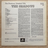 The Shadows ‎– The Shadows' Greatest Hits - Vinyl LP Record - Very-Good+ Quality (VG+) - C-Plan Audio