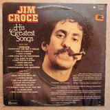 Jim Croce ‎– His Greatest Songs - Vinyl LP Record - Opened  - Very-Good Quality (VG) - C-Plan Audio