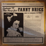 Barbara Brown ‎– Dedicated To That Wonderful Funny Girl... Fanny Brice - Radio's "Baby Snooks" -  Vinyl Record - Very-Good+ Quality (VG+) - C-Plan Audio