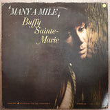 Buffy Sainte-Marie ‎– Many A Mile -  Vinyl LP Record - Opened  - Very-Good- Quality (VG-) - C-Plan Audio