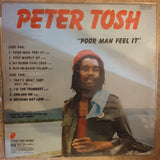 Peter Tosh ‎– Poor Man Feel It - Vinyl Record - Opened  - Very-Good+ Quality (VG+) - C-Plan Audio