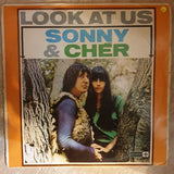 Sonny & Cher ‎– Look At Us –  Vinyl LP Record - Opened  - Good+ Quality (G+) - C-Plan Audio