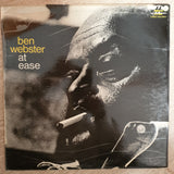 Ben Webster And The Frans Wieringa Trio ‎– Ben Webster At Ease - Vinyl LP Record - Opened  - Very-Good Quality (VG) - C-Plan Audio