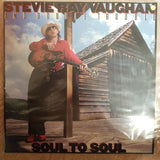 Stevie Ray Vaughan And Double Trouble ‎– Soul To Soul - Vinyl LP Record - Opened  - Very-Good+ Quality (VG+) - C-Plan Audio