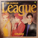 The Human League ‎– Crash - Opened ‎–  Vinyl LP Record - Opened  - Very-Good+ Quality (VG+) - C-Plan Audio