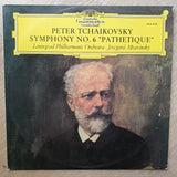 Peter Tchaikovsky - Leningrad Philharmonic Orchestra, Jewgenij Mrawinskij ‎– Symphony No. 6 "Pathétique" -  Opened ‎–   Vinyl LP Record - Opened  - Very-Good+ Quality (VG+) - C-Plan Audio