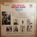 Twelve Greatest Hits San Remo Festival 1968 ‎– Vinyl LP Record - Opened  - Good+ Quality (G+) - C-Plan Audio