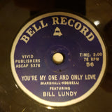 Bill Lundy - Jimmy Carroll And The Group ‎– You're My One And Only Love / Fascination - Vinyl 7" Record - Good Quality (G) - C-Plan Audio